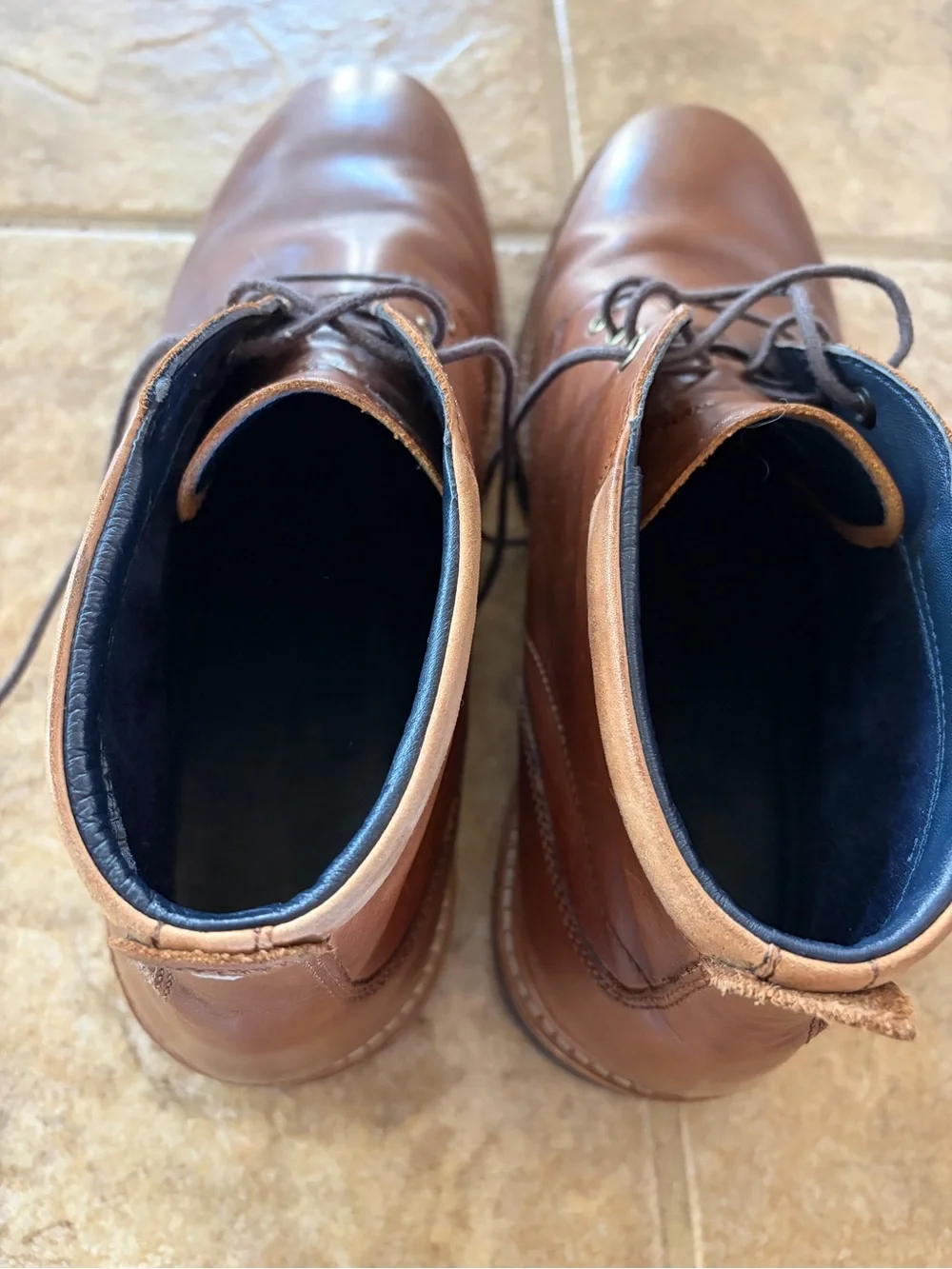 Cole Haan Men's Raymond Grand Brown Leather Chukka Boots, SZ 11.5, Like New